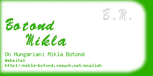 botond mikla business card